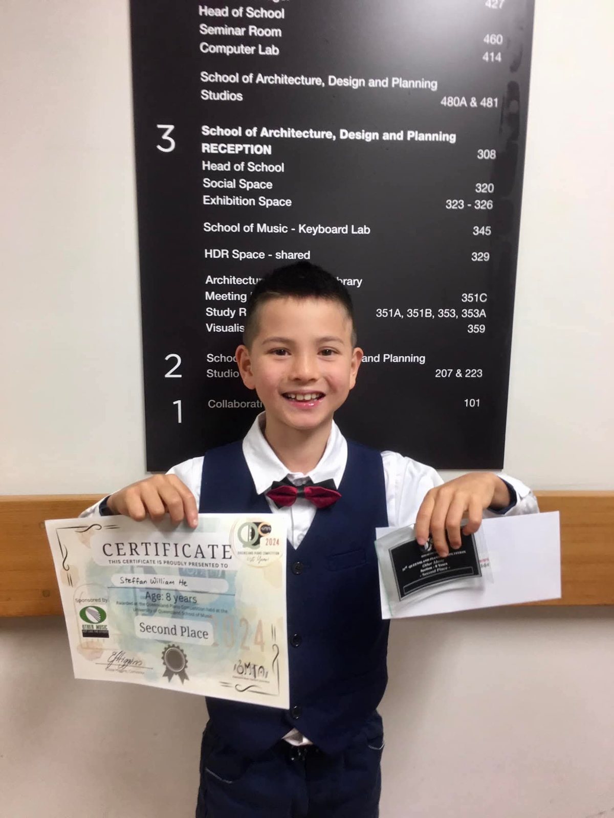 Click to view full photo Steffan — 2024 Second Place, Queensland Piano Competition